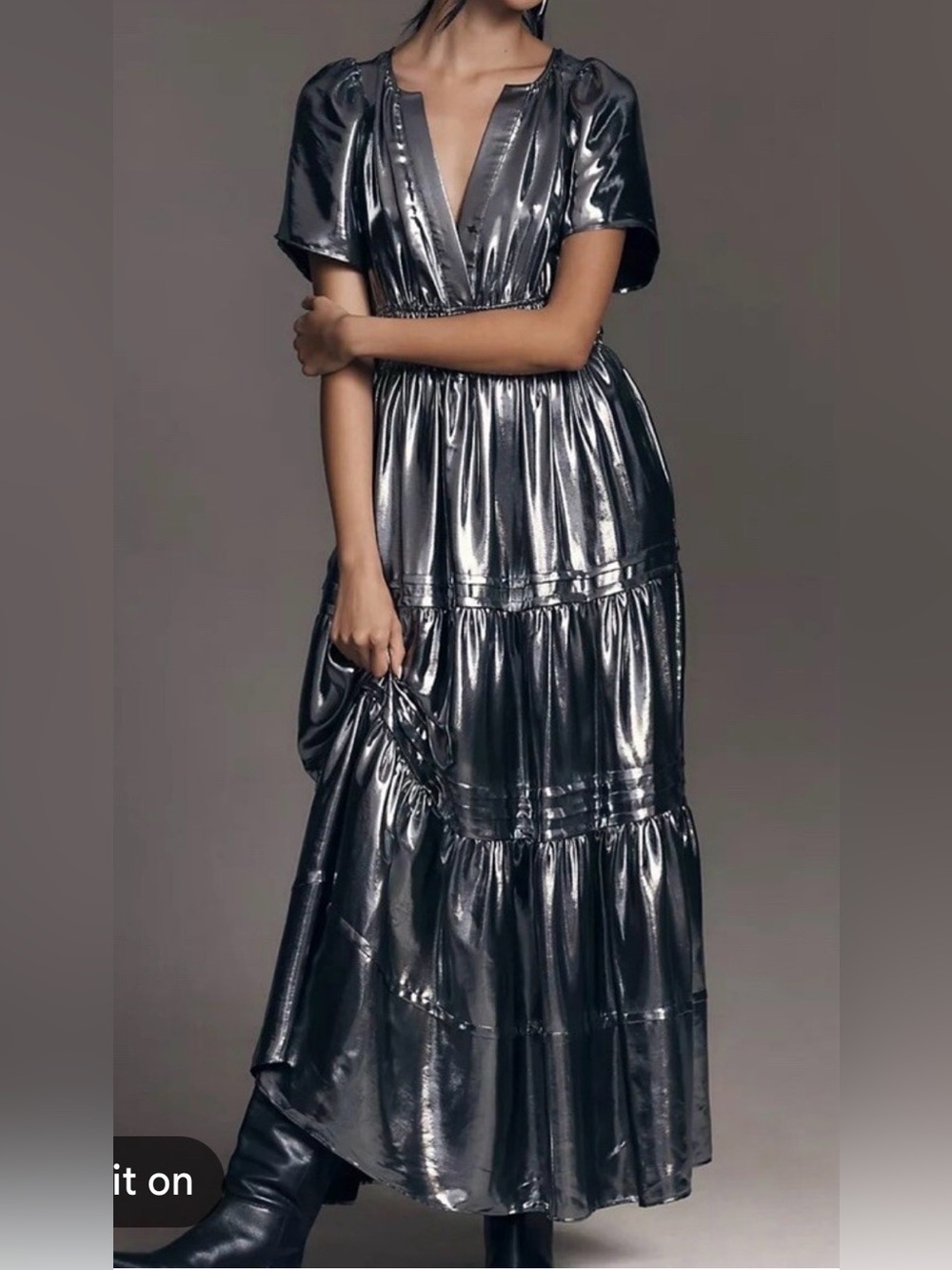 Anthropologie Tiered Maxi Dress